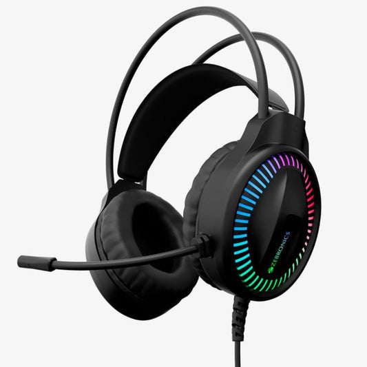 ZEBRONICS BLITZ USB RGB Wired 7.1 Surround Gaming Headphones (Black) ( PC / MIC )