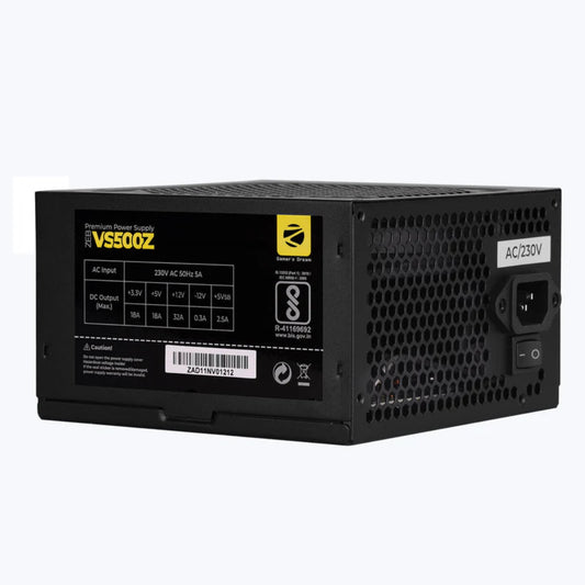 ZEBRONICS Zeb VS500Z 500W Non-Modular Power Supply