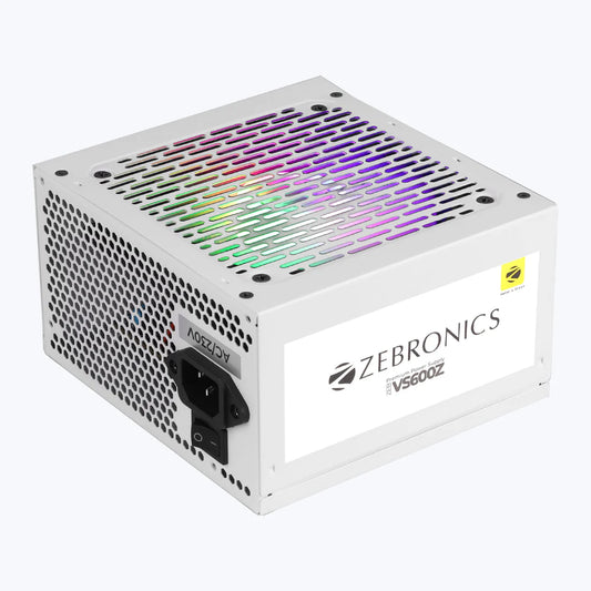 ZEBRONICS Zeb VS600Z 600W Non-Modular Power Supply ( White )