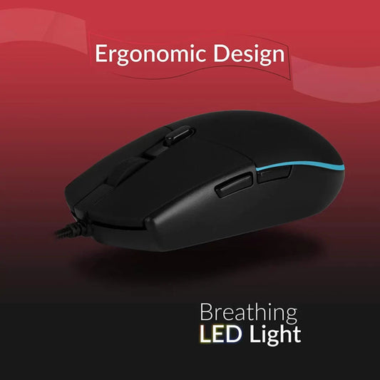 ZEBRONICS ZEB-War Gaming USB Keyboard and Mouse Combo ( Black )
