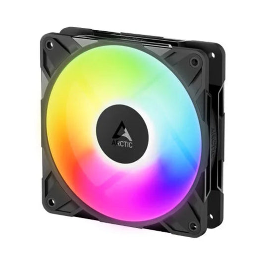 ARCTIC P12 Pro Reverse ARGB 120mm Cabinet Fan ( Black )( Single Pack )