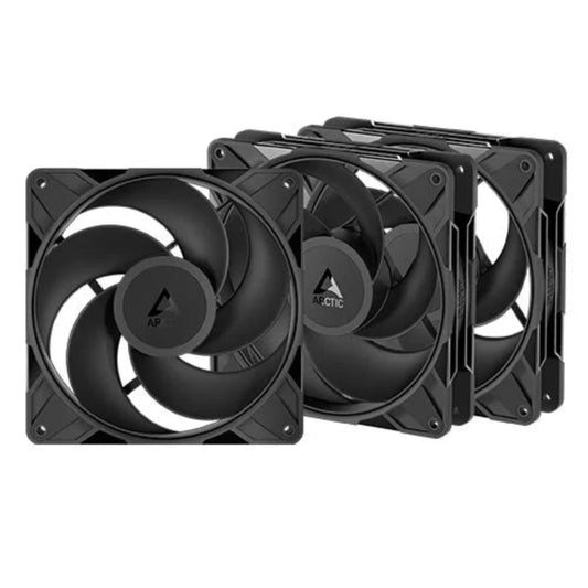 ARCTIC P14 Pro Reverse 140mm Non-RGB Cabinet Fans (Black) (Triple Pack)