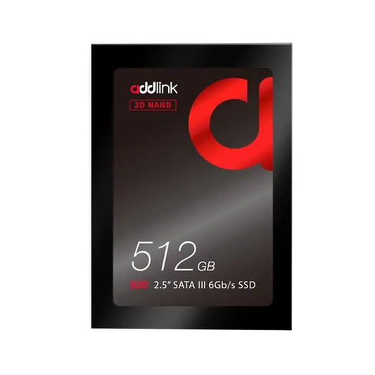 ADDLINK S20 3D NAND 512GB 2.5 SATA SATA3 Internal Solid State Drive ( SSD )