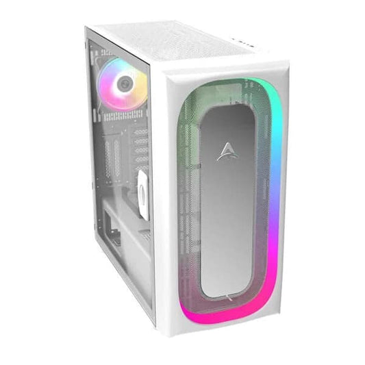 ALSEYE Ai Pro ARGB Mesh ATX Mid Tower Cabinet (White)