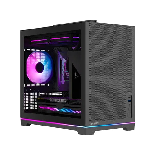 ANT ESPORTS Box C Air V2 RGB MATX Mini Tower Cabinet ( Black )