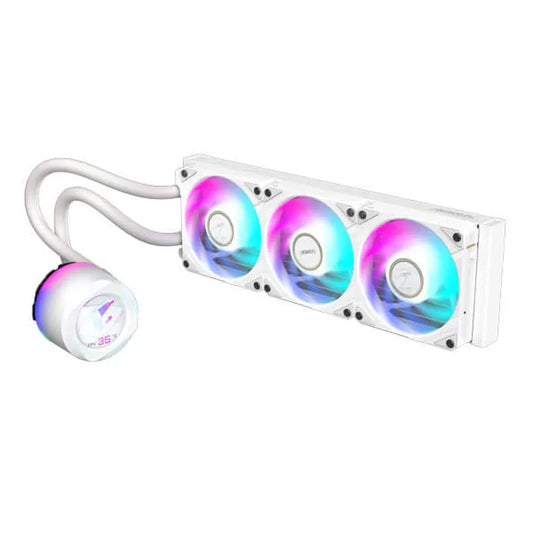 GIGABYTE Aorus Waterforce X II 360 ICE ARGB 360mm CPU Liquid Cooler ( White )