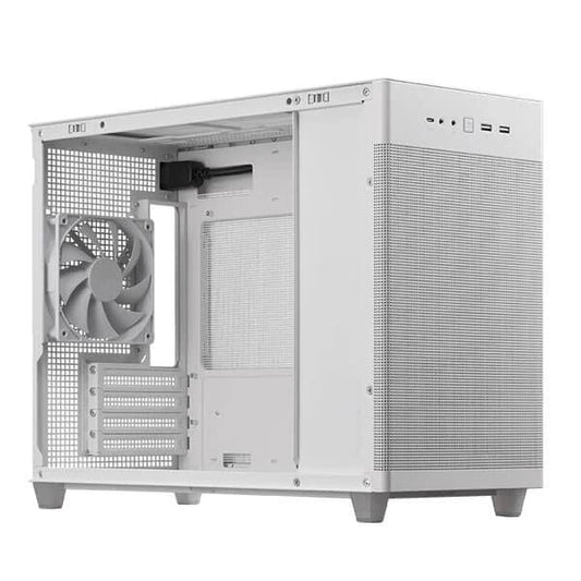 ASUS Prime AP201 (M-ATX) Mini Tower Cabinet (White)– EliteHubs