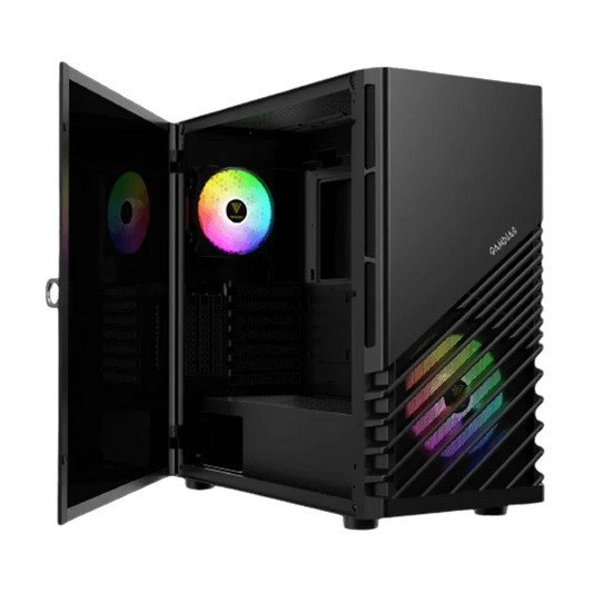 GAMDIAS Argus M4 ARGB ATX Mid Tower Cabinet (Black)