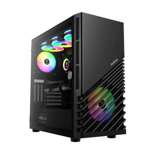 GAMDIAS Argus M4 ARGB ATX Mid Tower Cabinet (Black)