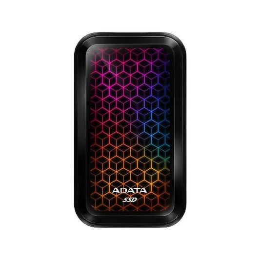 ADATA SE770G RGB 512GB External Solid State Drive ( SSD ) ( Black )