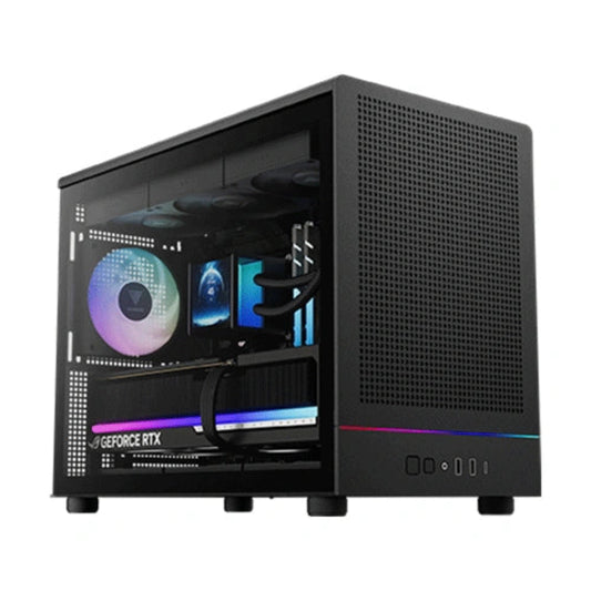 GAMDIAS ATHENA M4M ARGB MATX Mini Tower Cabinet ( Black )