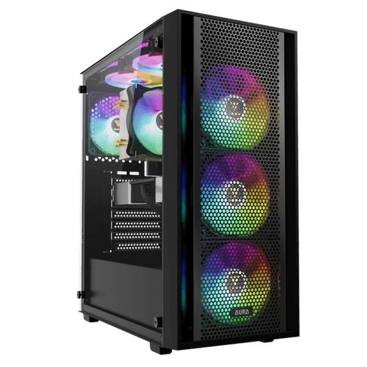 GAMDIAS Aura GC2 Elite V2 ARGB ATX Mid Tower Cabinet ( Black )