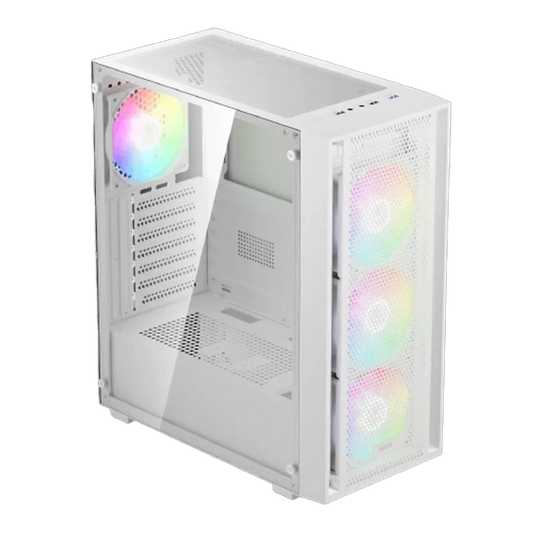 GAMDIAS Aura GC2 Elite WH V2 ARGB ATX Mid Tower Cabinet ( White )