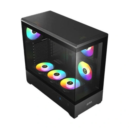 GAMDIAS Aura GC106 ARGB ATX Mid Tower Cabinet ( Black )