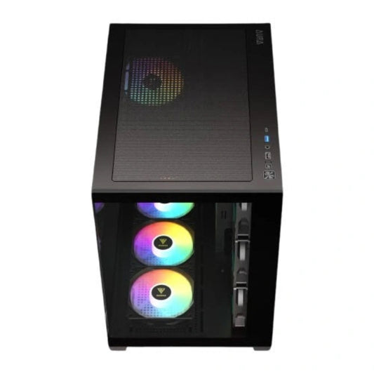 GAMDIAS Aura GC107 Elite ARGB ATX Mid Tower Cabinet ( Black )