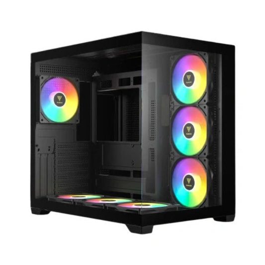 GAMDIAS Aura GC107 Elite ARGB ATX Mid Tower Cabinet ( Black )