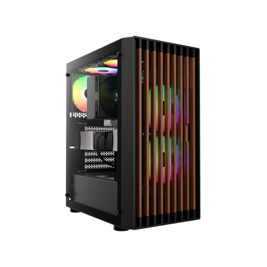 GAMDIAS Aura GC4 ATX Mid Tower ARGB Cabinet ( Black )