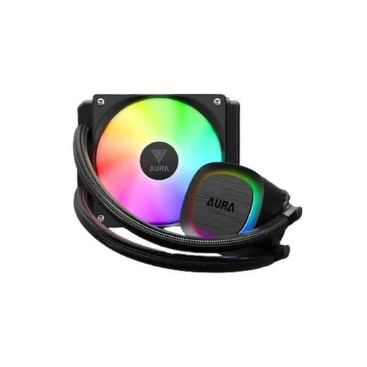 GAMDIAS Aura GL120 V2 ARGB 120mm CPU Liquid Cooler ( Black )