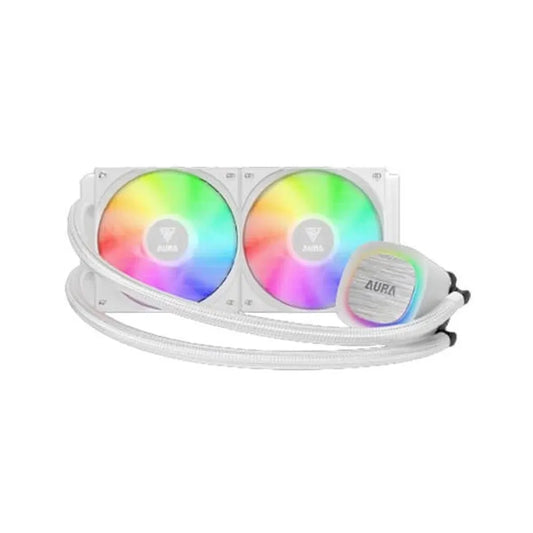 GAMDIAS Aura GL240 V2 ARGB CPU Liquid Cooler ( White )