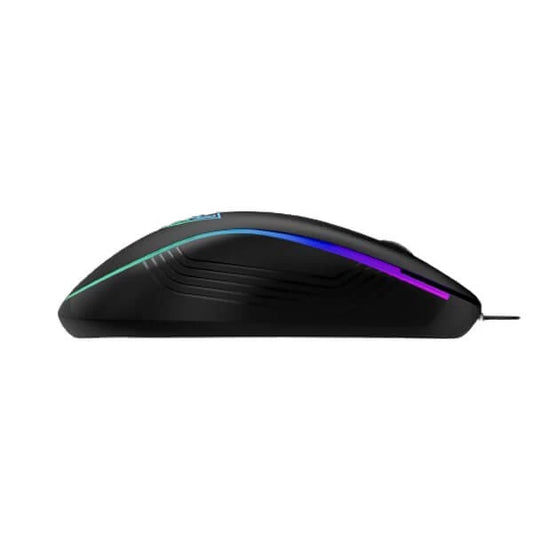 GAMDIAS Aura GS3 Wired Ergonomic Gaming Mouse ( 3600DPI / 6 Macro Buttons ) ( Black )