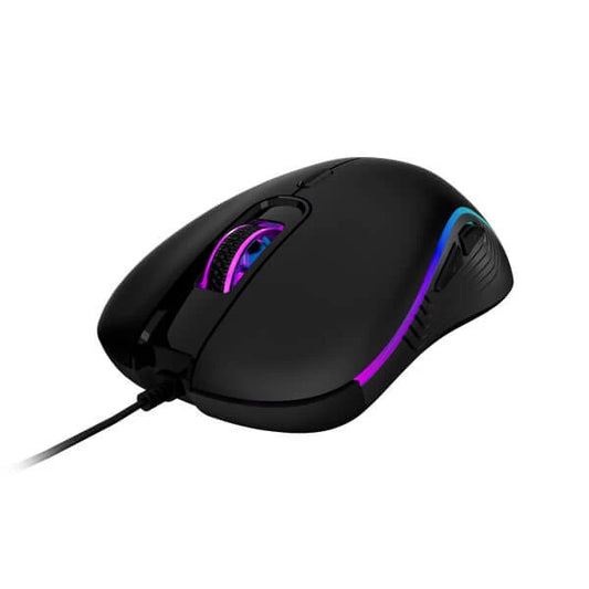 GAMDIAS Aura GS3 Wired Ergonomic Gaming Mouse ( 3600DPI / 6 Macro Buttons ) ( Black )