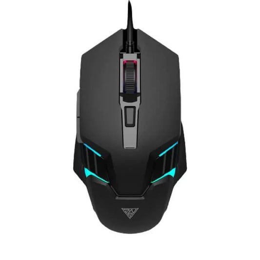 GAMDIAS Aura GS4 Wired Ergonomic Gaming Mouse ( 3600DPI / 6 Macro Buttons ) ( Black )