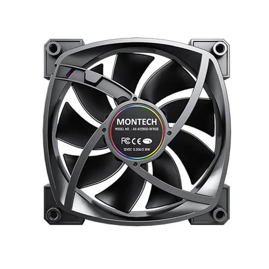 MONTECH AX120 PWM 120mm ARGB Cabinet Fan (Triple Pack)