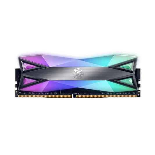 ADATA XPG Spectrix D60G RGB 8GB ( 8GB X 1 ) DDR4 3200MHz Ram ( Grey )