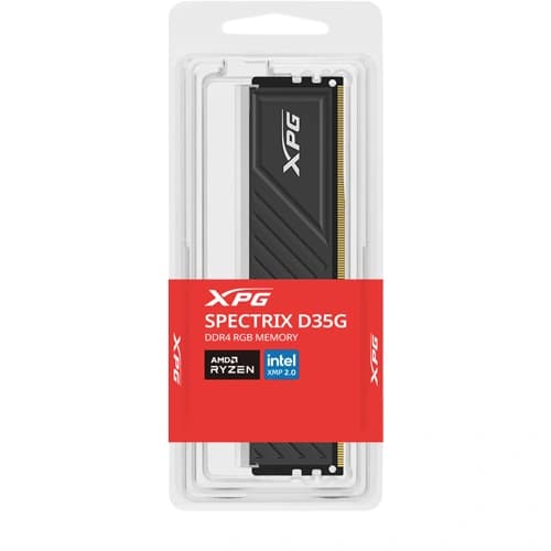 ADATA XPG Spectrix D35G RGB 16GB ( 16GB x 1 ) 3600MHz DDR4 RAM ( Black ) ( CL18 )