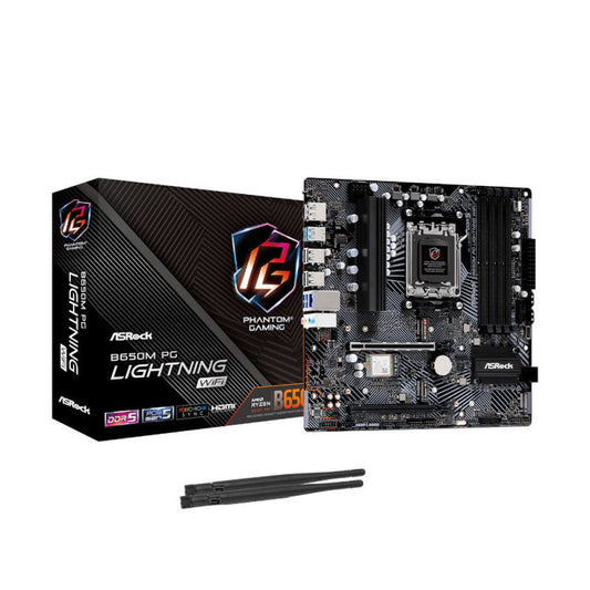 ASROCK B650M PG Lightning WiFi DDR5 AMD Motherboard