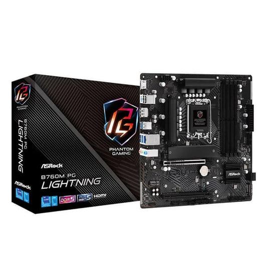 ASROCK B760M PG Lightning Wifi DDR5 Intel Motherboard