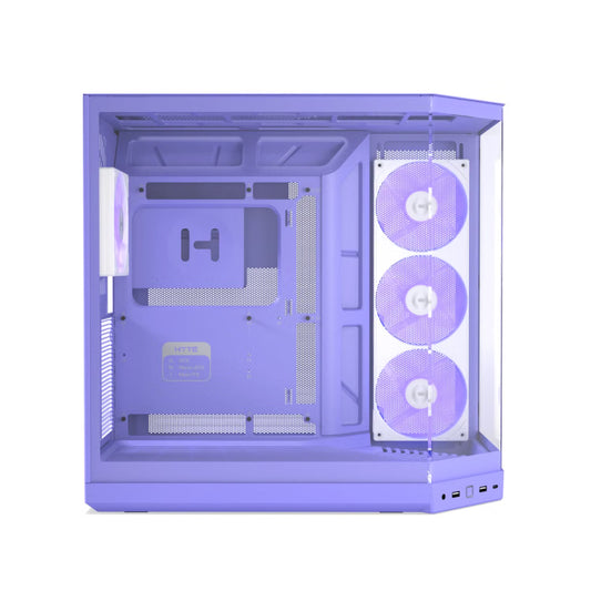 HYTE Y50 Essential Aesthetic RGB EATX Mid Tower Cabinet ( Taro Milk )