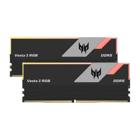 ACER Predaator Vesta II RGB 64GB ( 32GB x 2 ) 6000MHz DDR5 RAM ( Black )