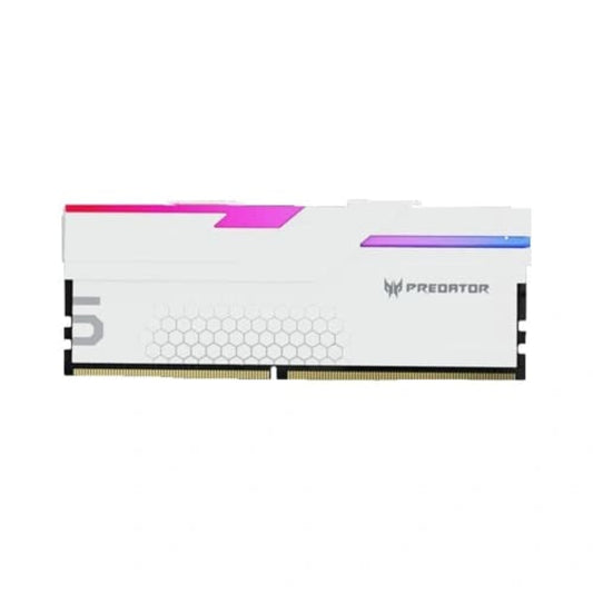 ACER Predator Hermes RGB 96GB ( 48GB x 2 ) 6000MHz DDR5 RAM ( White ) ( CL28 )