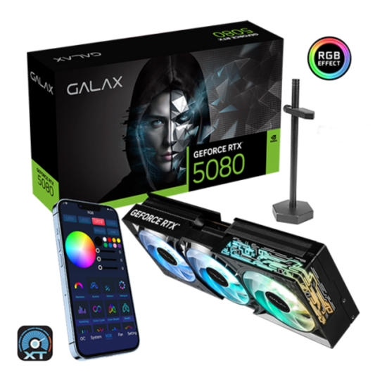 GALAX Geforce RTX 5080 1 Click OC 16GB NVIDIA Graphic Card