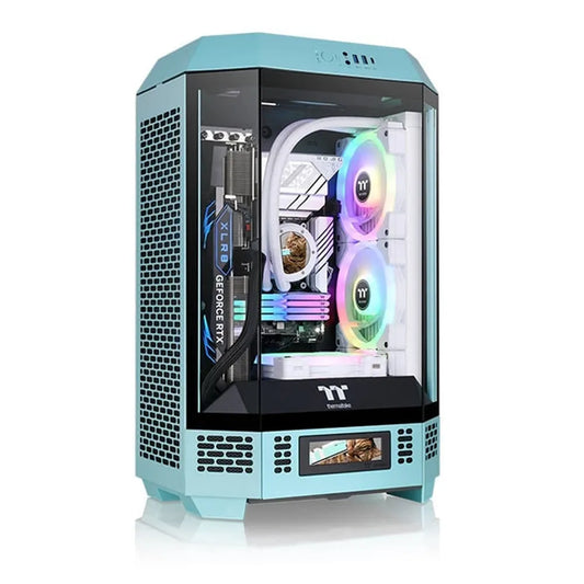 THERMALTAKE The Tower 300 M-ATX Mini Tower Cabinet ( Turquoise )