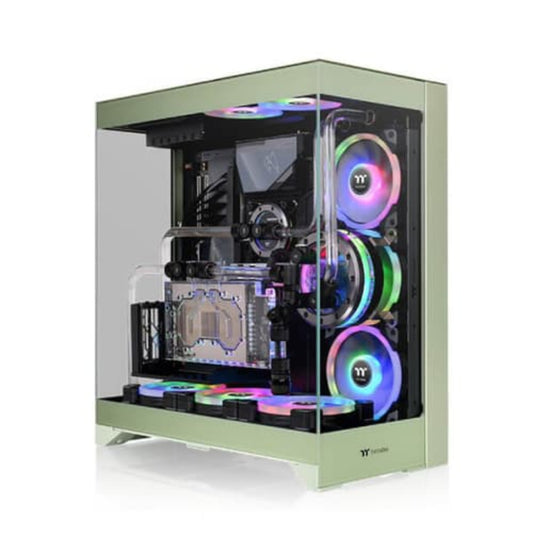 THERMALTEKE CTE E550 EATX Mid Tower Cabient ( Green )