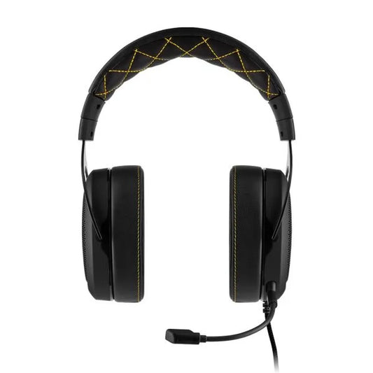 CORSAIR HS60 Pro 7.1 Surround Wired Gaming Headphone With Mic ( Yellow ) ( PC/PS4/XBOX One )