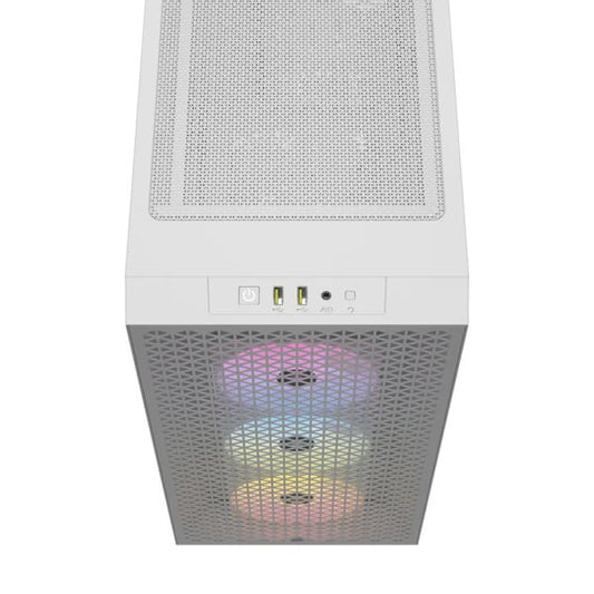 Corsair 3000D RGB Airflow Mid-Tower (ATX) Cabinet (White)