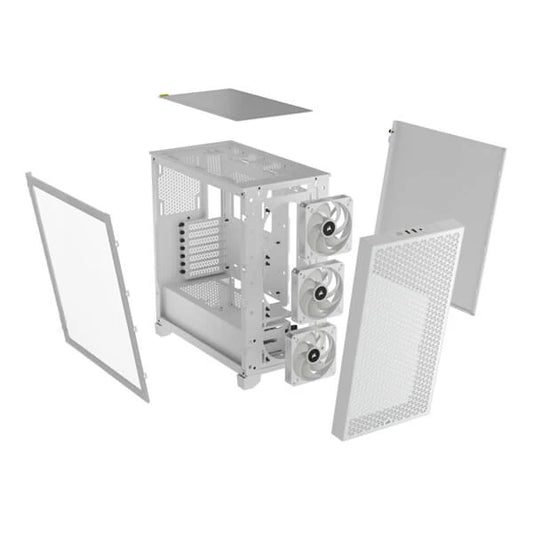 Corsair 3000D RGB Airflow Mid-Tower (ATX) Cabinet (White)