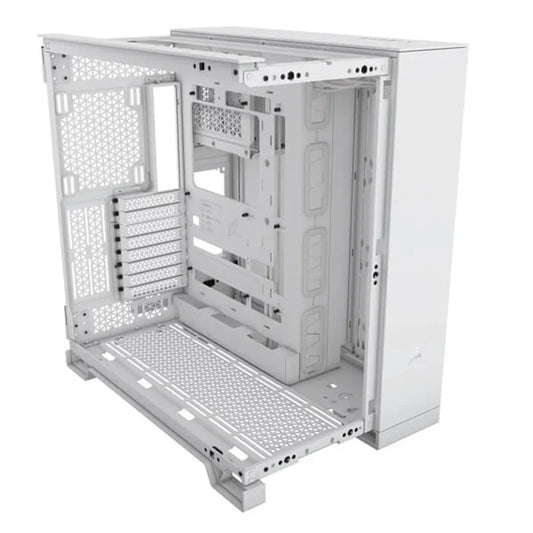 Corsair 6500D Airflow EATX Mid Tower Dual Chamber Cabinet (White)
