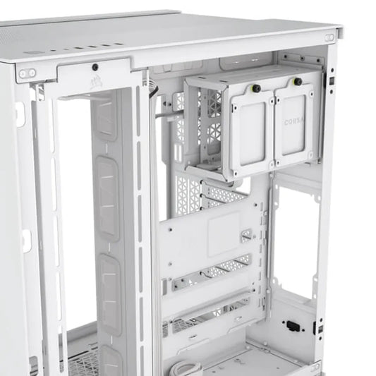 Corsair 6500D Airflow EATX Mid Tower Dual Chamber Cabinet (White)