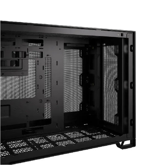 CORSAIR 2500D Airflow MATX Mini Tower Dual Chamber Cabinet (Black)