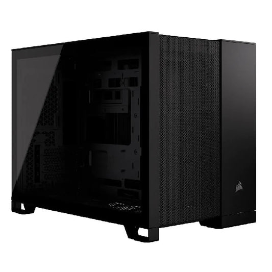 CORSAIR 2500D Airflow MATX Mini Tower Dual Chamber Cabinet (Black)