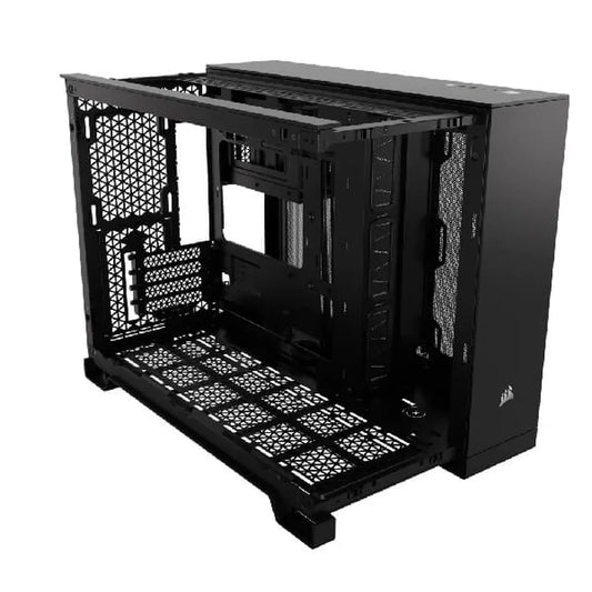 CORSAIR 2500D Airflow MATX Mini Tower Dual Chamber Cabinet (Black)