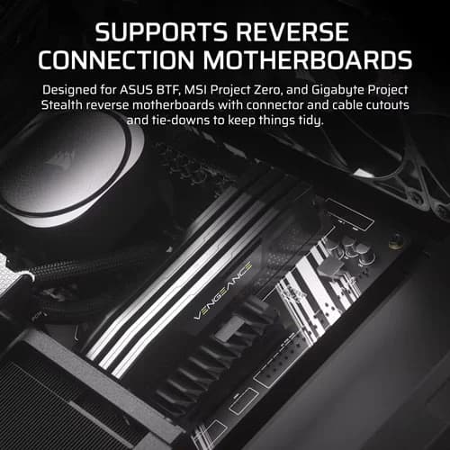 CORSAIR Frame 4000D RS ARGB EATX Mid Tower Cabinet ( Black )