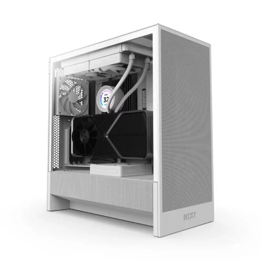 NZXT H5 Flow 2024 Edition EATX Mid Tower Cabinet (White)