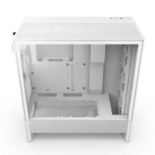 NZXT H5 Flow RGB 2024 Edition EATX Mid Tower Cabinet (White)