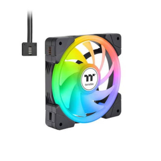 THERMALTAKE Swafan EX12 Wireless ARGB Cabinet Fan ( Black ) ( Triple Pack )