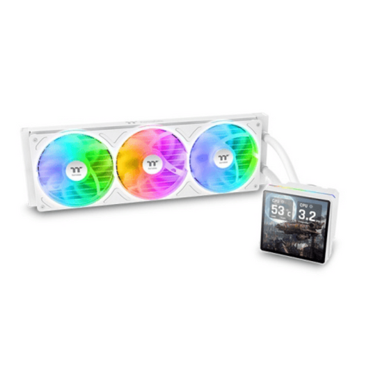 THERMALTAKE TH360 V3 Ultra ARGB Sync360mm CPU Liquid Cooler ( White )